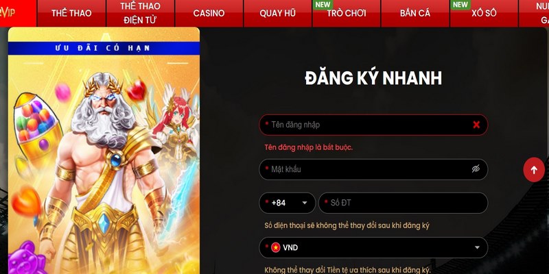Cung cấp thông tin cá nhân để đăng ký tài khoản 12BET